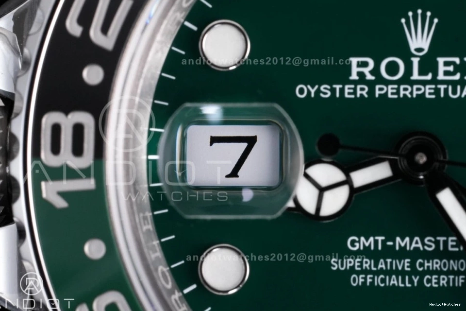 126729 GMT-Master Bracelet Oyster On Sprite 1:1 884 V3 Dial Best ZipUp Green Edition SS II 904L DD VSF VTNR 0731